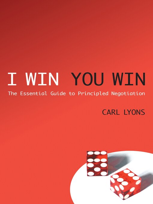 Title details for I Win, You Win by Carl Lyons - Wait list